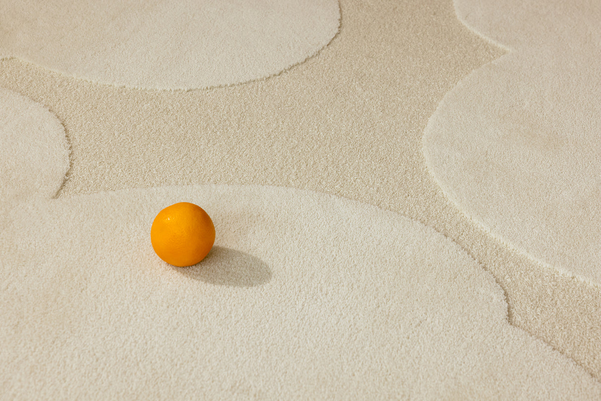 Marimekko Iso Unikko Ivory Floral Wool Rug