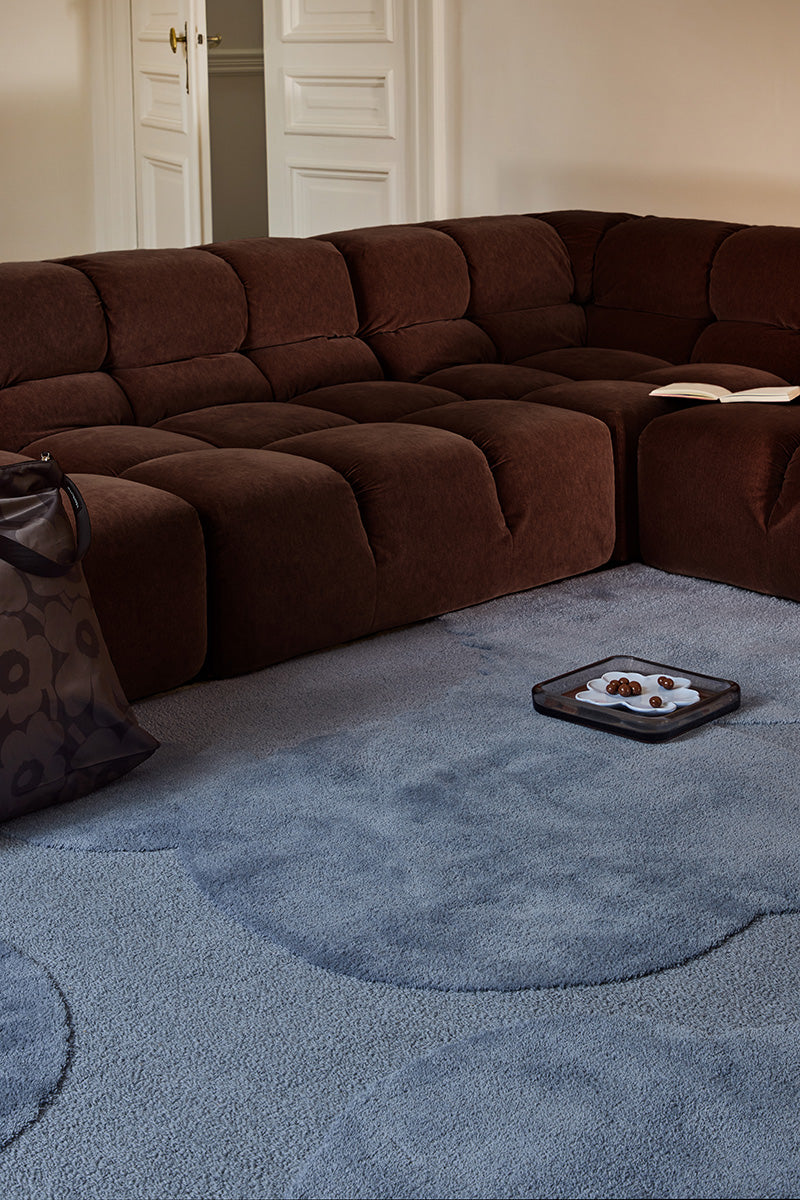 Marimekko Iso Unikko Dusty Blue Wool Rug