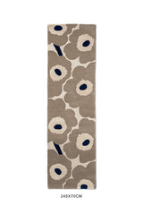 Marimekko Unikko Fawn Beige Floral Wool Rug
