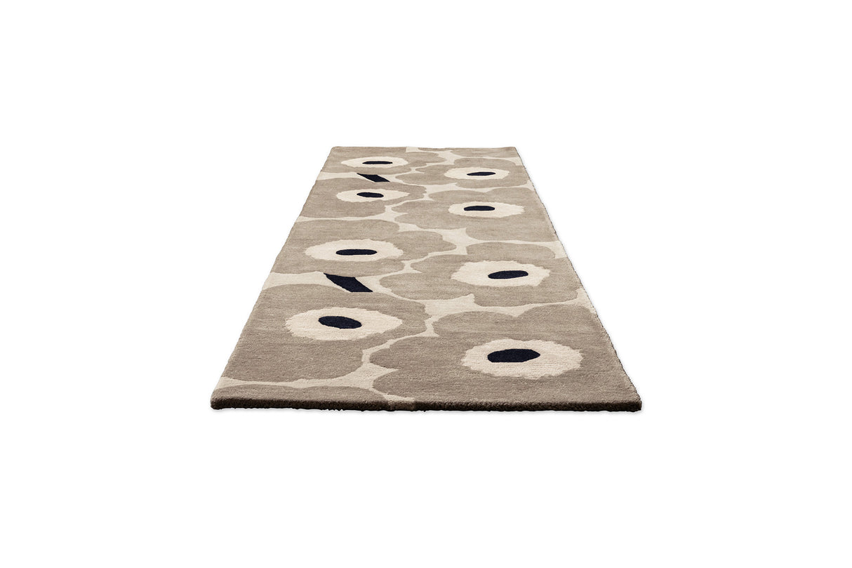 Marimekko Unikko Fawn Beige Floral Wool Rug