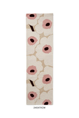 Marimekko Unikko Blush Pink Wool Rug