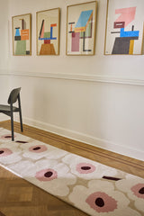 Marimekko Unikko Blush Pink Wool Rug