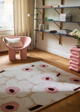 Marimekko Unikko Blush Pink Wool Rug