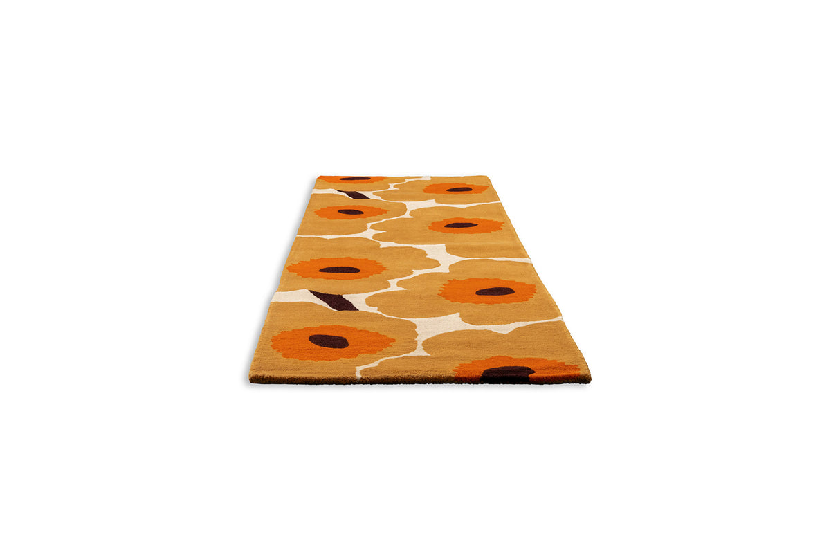Marimekko Unikko Caramel Honey Wool Rug