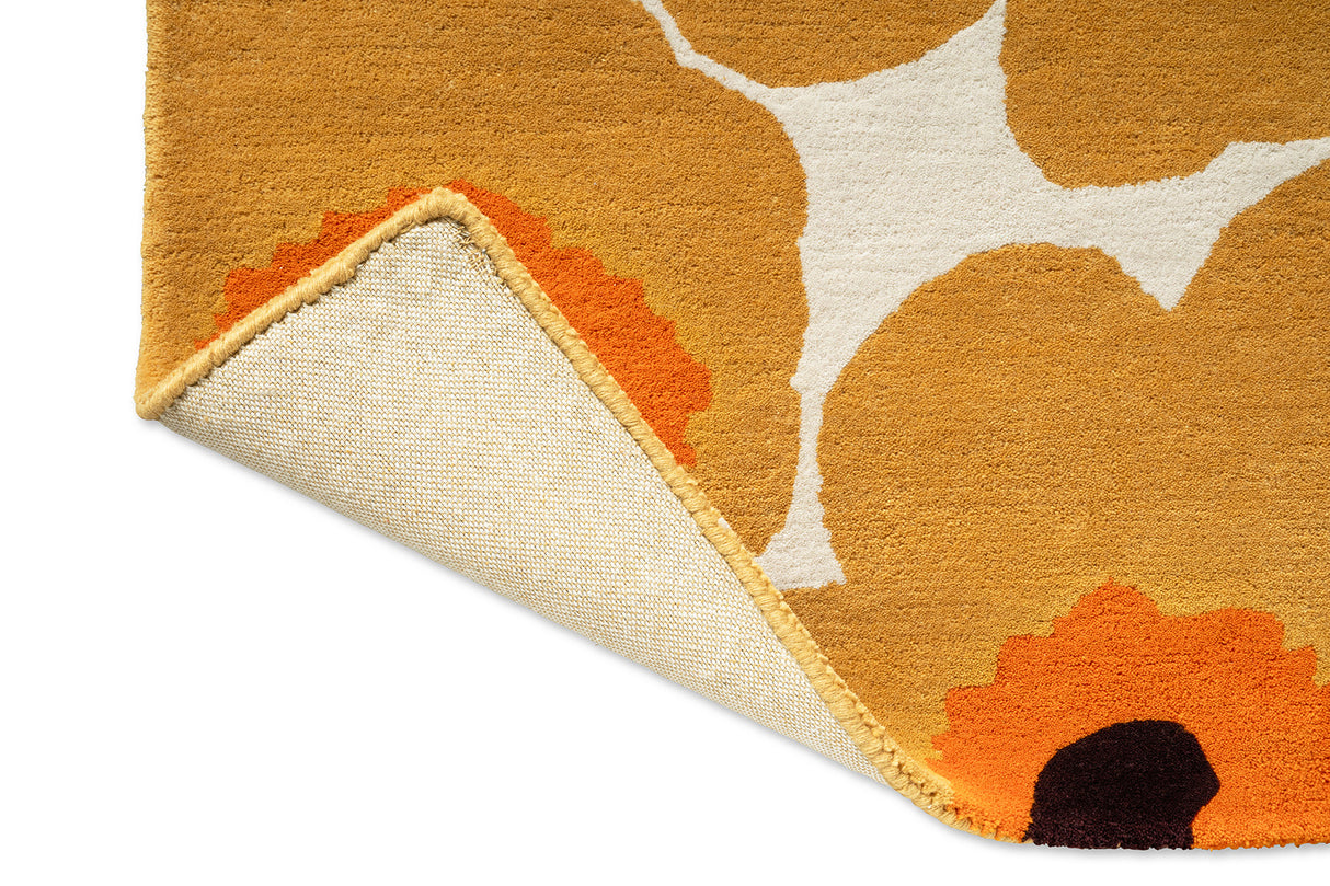Marimekko Unikko Caramel Honey Wool Rug