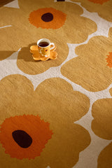 Marimekko Unikko Caramel Honey Wool Rug