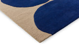 Marimekko Isot Kivet Cobalt Blue Wool Rug