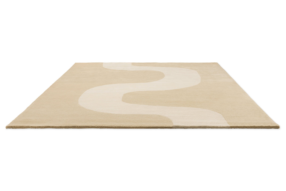 Marimekko Seireeni Ivory Beige Wool Rug