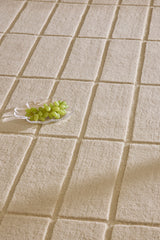 Marimekko Ivory Grid Wool Rug