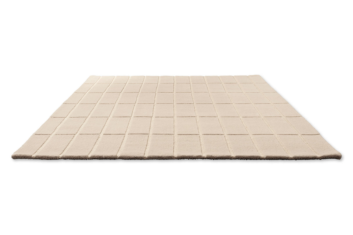 Marimekko Ivory Grid Wool Rug