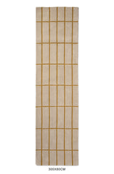 Marimekko Golden Bronze Grid Wool Rug