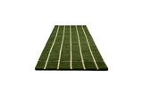 Marimekko Tiiliskivi Forest Green Grid Wool Rug