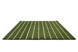 Marimekko Tiiliskivi Forest Green Grid Wool Rug