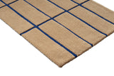 Marimekko Cobalt Blue Grid Wool Rug