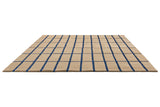 Marimekko Cobalt Blue Grid Wool Rug