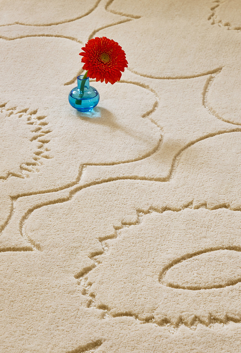 Marimekko Piirto Natural Wool Rug