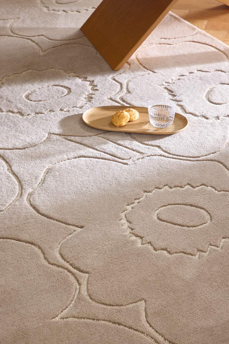 Marimekko Piirto Oatmeal Wool Rug