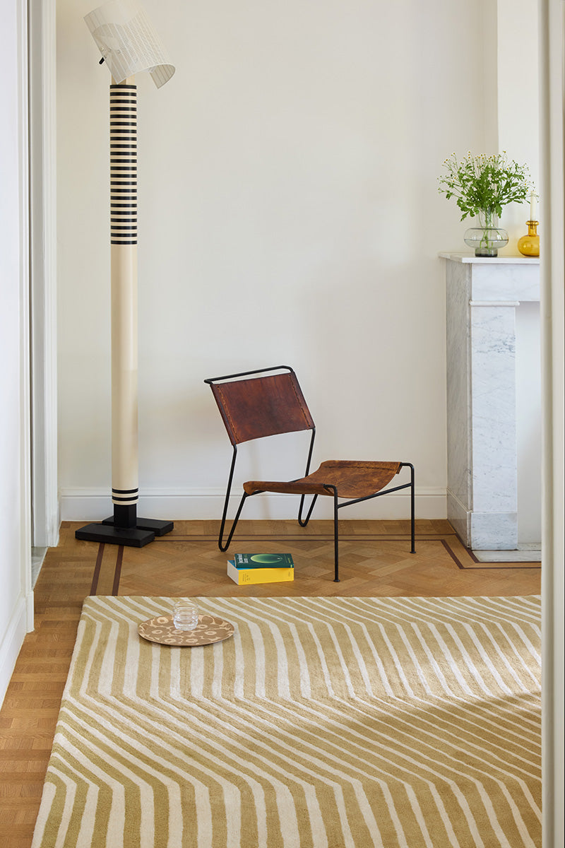 Marimekko Kalasääski Brass Wool Rug