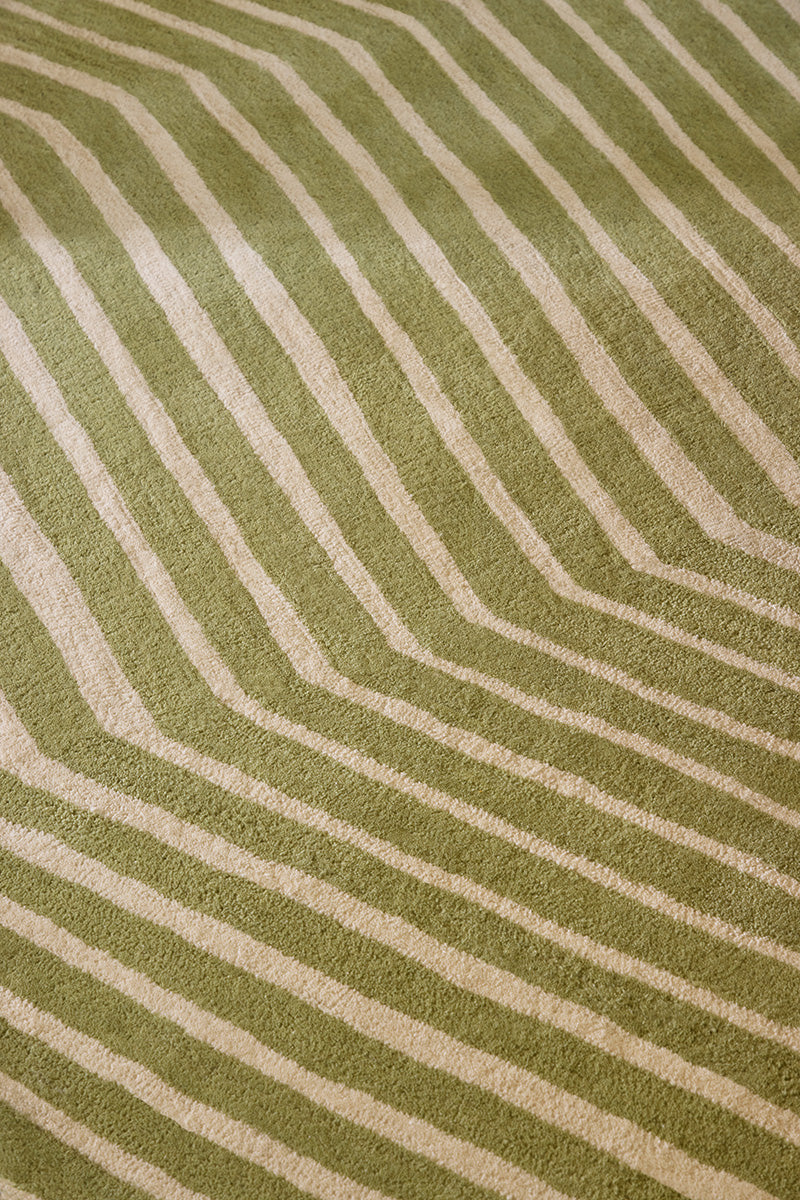 Marimekko Kalasääski Olive Green Wool Rug