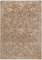 Almond Clay Fringed Rug