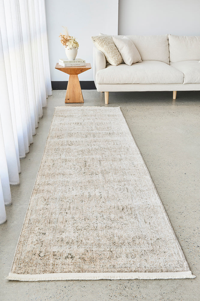 Natural Dune Fringed Rug