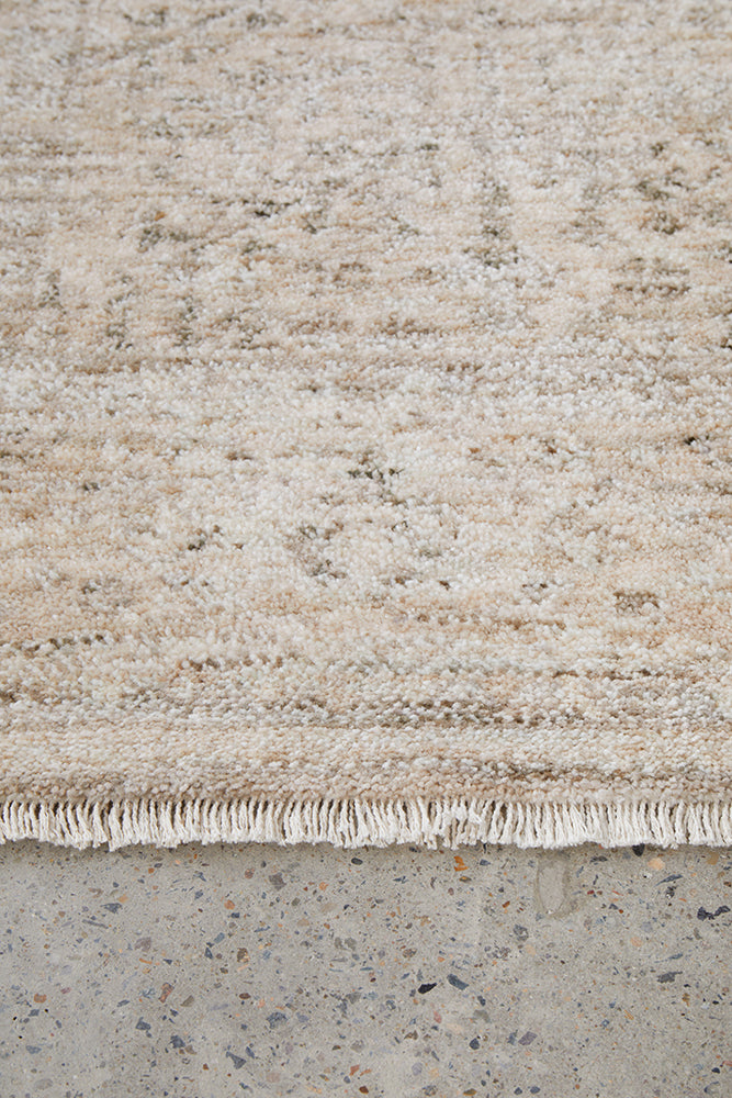 Natural Dune Fringed Rug