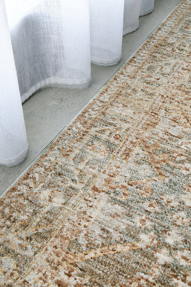 Meadow Mist Fringed Rug