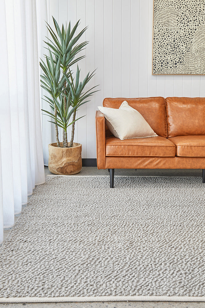 Loop Grey Wool Blend Boucle Rug – Lost Design Society Rugs