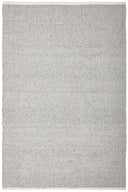 Loop Grey Wool Blend Boucle Rug