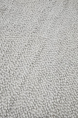 Loop Grey Wool Blend Boucle Rug