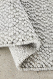 Loop Grey Wool Blend Boucle Rug