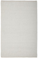 Loop White Polyester & Cotton Boucle Rug - Lost Design Society