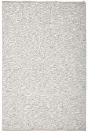 Loop White Polyester & Cotton Boucle Rug - Lost Design Society