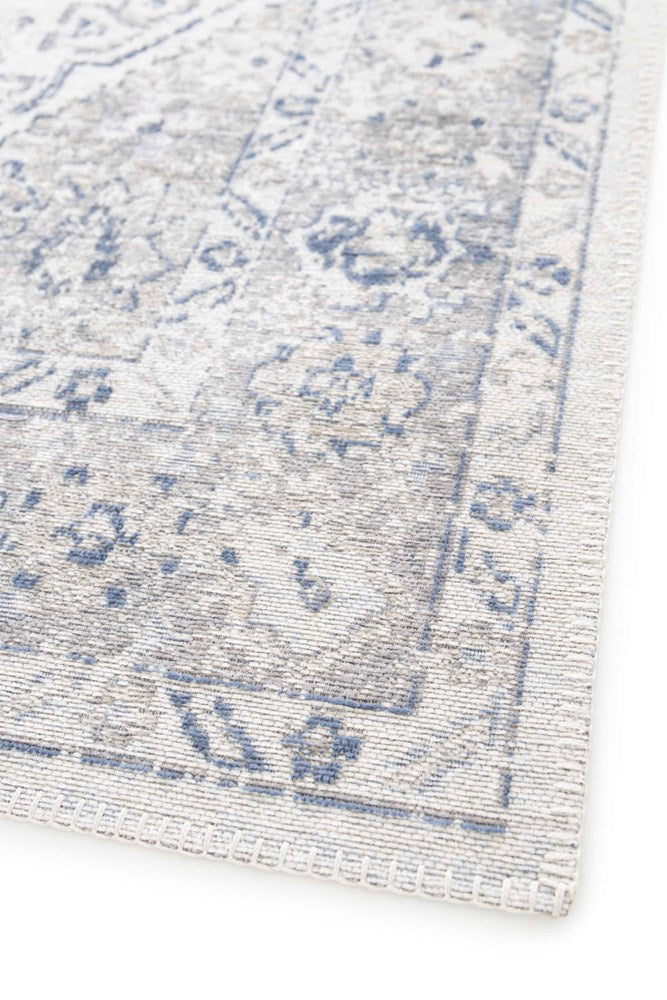 Camila Medallion Dusty Grey Outdoor Rug