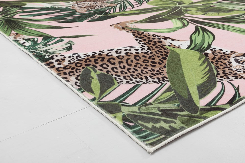 Nelly Soft Faux Fur Jungle Cat Rug