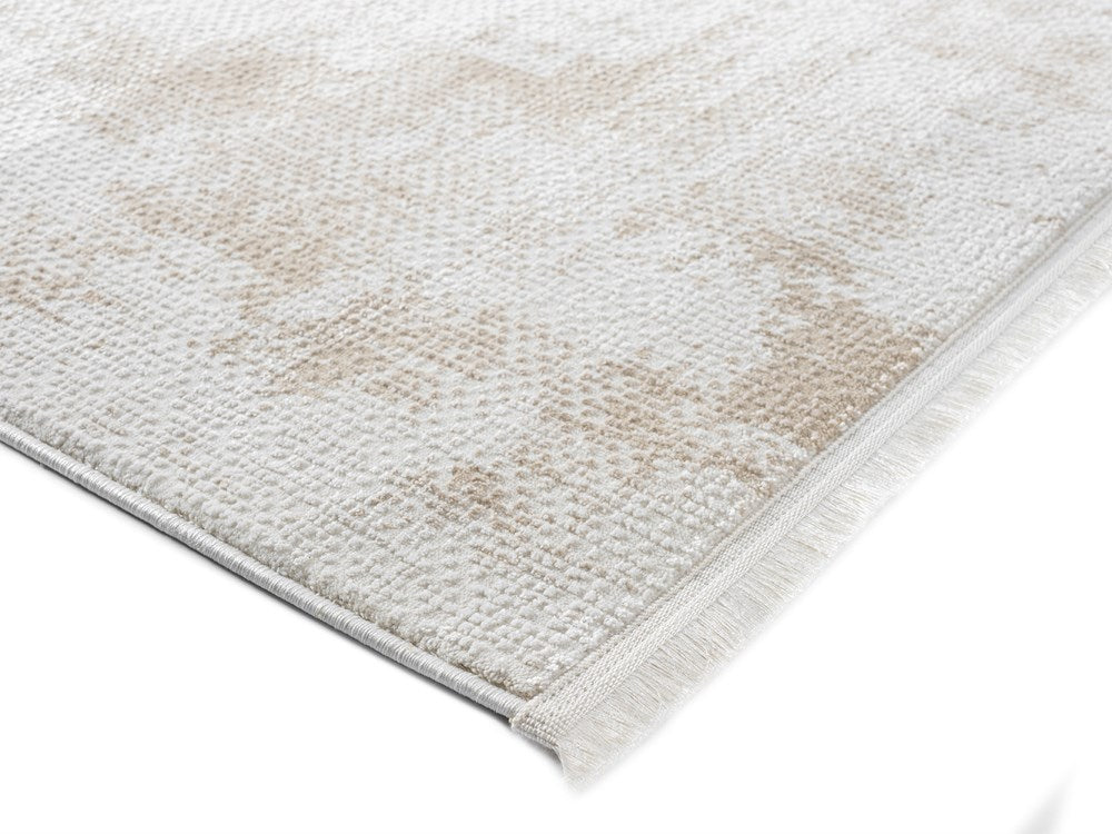 Sandstone Abstract Tassel Rug