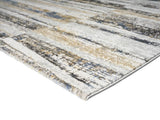 Tranquil Stride Blue & Gold Rug