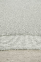 Dove Curved Woollen Rug