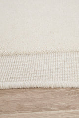 Linen Curved Woollen Rug