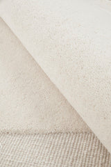 Linen Curved Woollen Rug