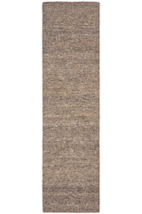 Driftwood Greige Pebble Textured Wool Rug