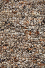 Driftwood Greige Pebble Textured Wool Rug