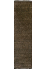 Hand-Loomed Brown Tassel Wool Rug