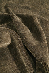 Hand-Loomed Brown Tassel Wool Rug