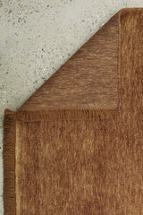 Hand-Loomed Caramel Tassel Wool Rug