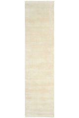 Hand-Loomed Cream Tassel Wool Rug