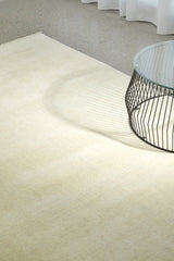 Hand-Loomed Cream Tassel Wool Rug - Lost Design Society