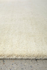 Hand-Loomed Cream Tassel Wool Rug - Lost Design Society