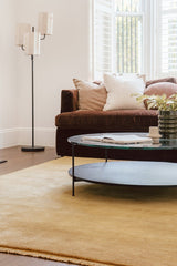 Hand-Loomed Honey Tassel Wool Rug