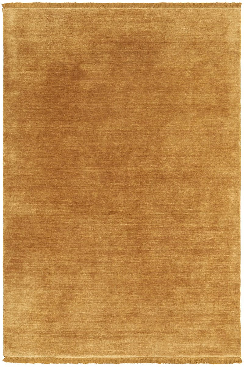 Hand-Loomed Honey Tassel Wool Rug